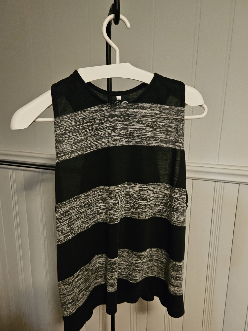Cheap Monday Randi Tank Black & Grey Racerback – Size S